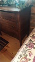 Antique 3 Drawer Oak Dresser