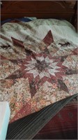 OLD Hand Sewn Western Star Quilt