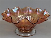Dugan Glass Co. Marigold Carnival Glass Bowl
