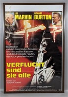 Vintage "The Klansman" German Movie Poster