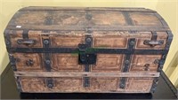 Antique dome top trunk - smaller size with