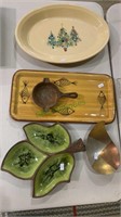 Kitchen lot including a Fiesta Ware Christmas
