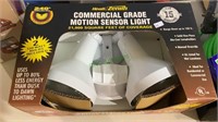 Commercial grade motion sensor light - white in