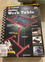 Alltrade rolling work table - adjustable table