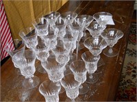 Stemware (Crystal Lot) (22) Pieces