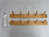 Wood Logic Wall Hanging Hat / Coat Racks ~ 21"w