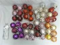 Christmas Ball Ornaments ~ New ~ Plastic