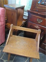 Three Assorted Wooden Furniture Items