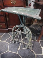 Green Painted Twig Side Table