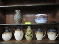 Seven Assorted Studio Pottery Items