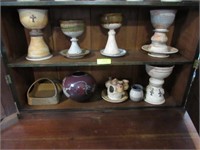 Thirteen Assorted Studio Pottery Items