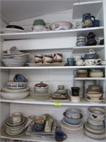 Large Assortment of Plates, Mugs, Bowls, Serveware