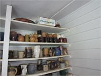 Large Assortment of Pottery, Mugs, Plates, Bowls