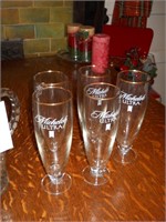 Glass Pitcher & Beer Glasses