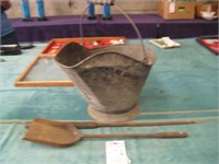 Coal Bucket w/ Shovel