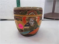 Antique Satsuma Japan Vase with Morriage
