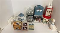 Geese items such as soap dispenser, tea kettle,