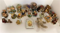 Large bear figurine collection
