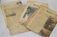 4 Local Newpapers-Madison & Richmond Times 60's
