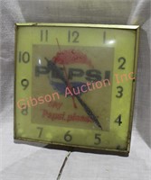 Vintage Pepsi Electric Wall Clock