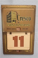 Cresco Union Savings bank calendar
