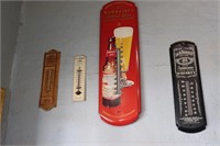 Advertising thermometers