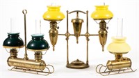 Sample of Miniature Student Lamps - Spradley Collection Part 1
