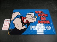 Popeye Tin Sign - New