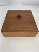 Handmade Wood Keepsake Box