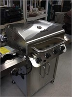 Charbroil stainless steel grill new with dent