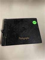 VINTAGE BLACK AND WHITE PHOTO ALBUM