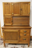 Vintage NC Made  Oak "Hoosier" Cabinet