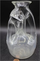 Vintage Free Form Art Glass Vase