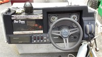 1989 Sun Tracker 20' Bass Buggy Pontoon Boat