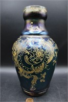 RARE Antique late 1800s Moser Iridescent Vase