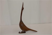 Wooden Bird Statue