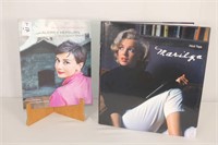 Marilyn And Audrey Hepburn Coffee Table Books