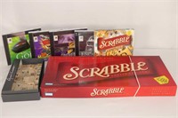 Scrabble Board Game And Computer Discs