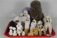 Assorted Size Poodle Figurines