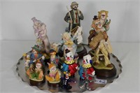 Collection Of Clown Figurines