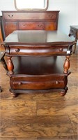 American Signature side table w/ 2 drawers (28 x