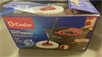 O-Cedar Easy Wring spin mop and bucket system