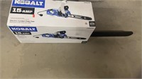 Kobalt electric corded chainsaw 18 inch bar and