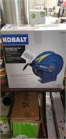 Kobalt retractable hose reel with hybrid hose