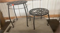 2 Allen+Roth plant stands 1(12x12x15) &