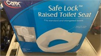 Carex safe lock raised toilet seat