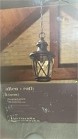 Allen+Roth Castine hanging lantern aged bronze