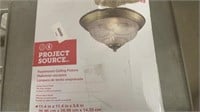 Project Source flushmount ceiling fixture antique