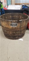 Check Daniel's half wooden oak barrel