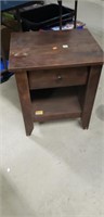 Single drawer nightstand solid wood needs a few